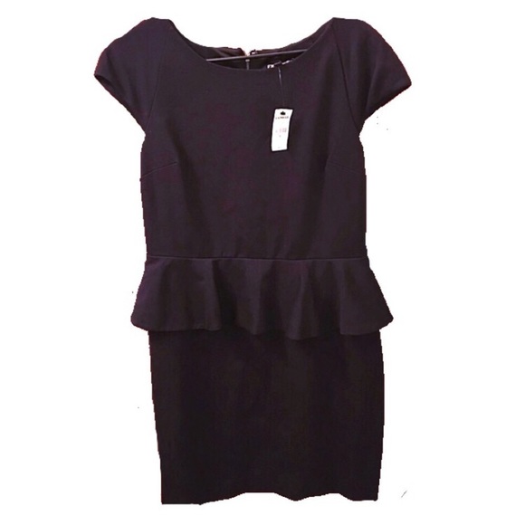 Express Dresses & Skirts - NWT Express Peplum Dress-Black-Size 10
